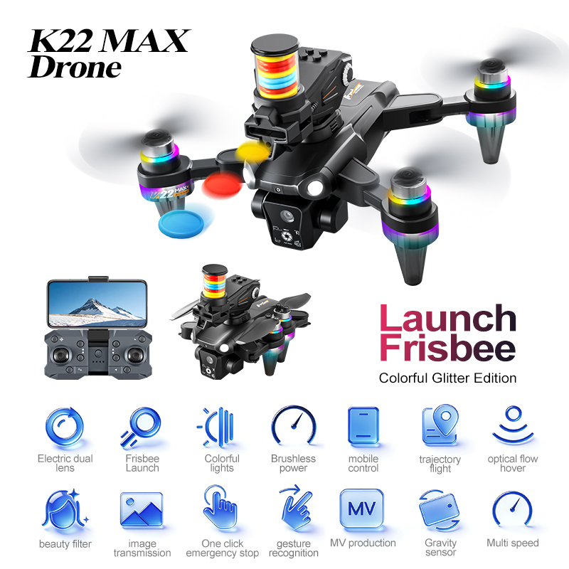 JCMO K22 MAX Frisbee Launch Dr - Drone Kit Professional recension och pris